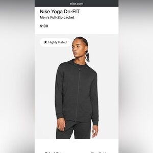 Nike Yoga Dri-FIT
Men's Full-Zip